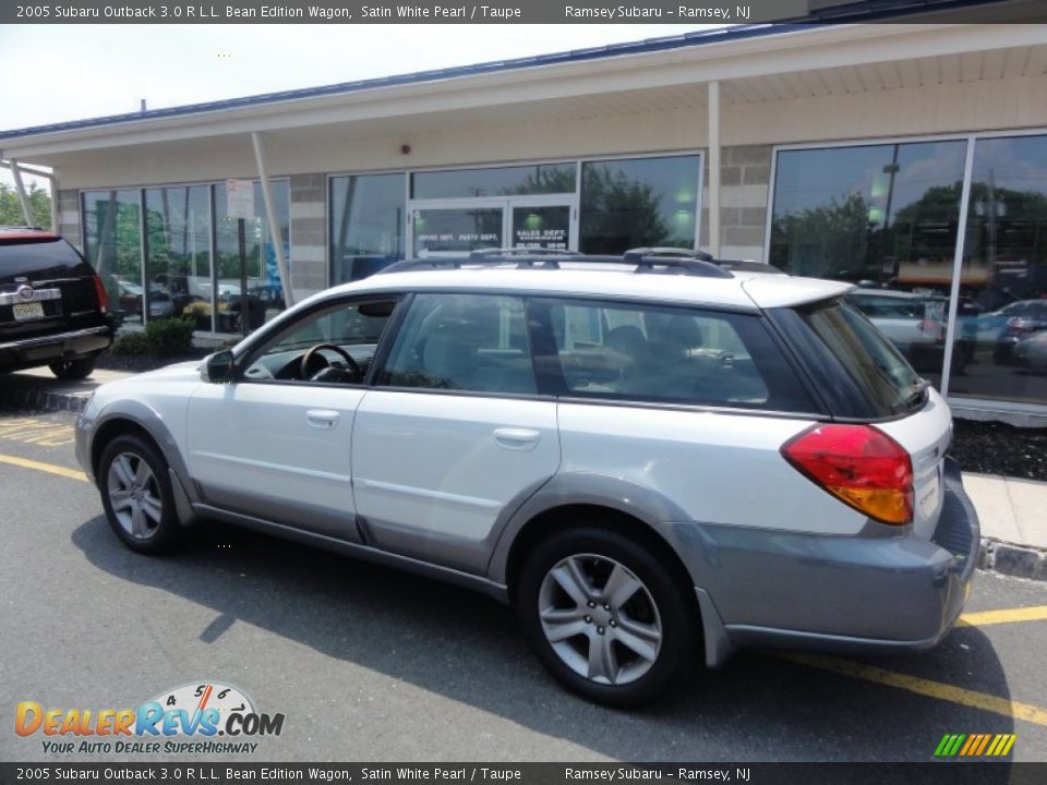 2005 Subaru Outback 3.0 R L.L. Bean Edition Wagon Satin White Pearl / Taupe Photo #4