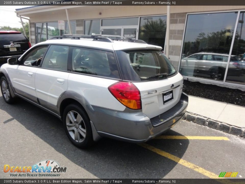 2005 Subaru Outback 3.0 R L.L. Bean Edition Wagon Satin White Pearl / Taupe Photo #5