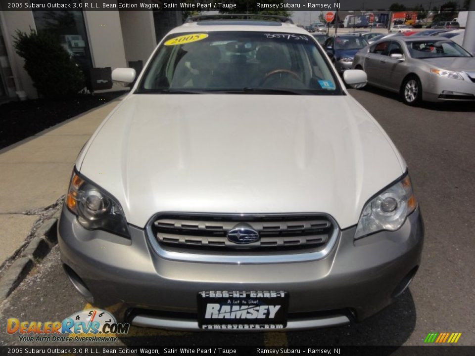 2005 Subaru Outback 3.0 R L.L. Bean Edition Wagon Satin White Pearl / Taupe Photo #15