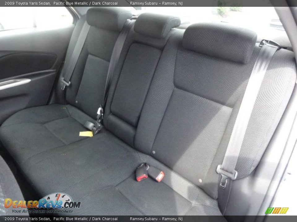 2009 Toyota Yaris Sedan Pacific Blue Metallic / Dark Charcoal Photo #19