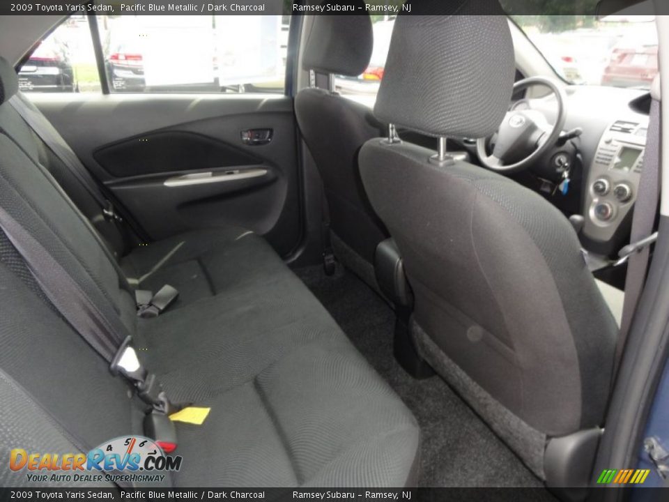 2009 Toyota Yaris Sedan Pacific Blue Metallic / Dark Charcoal Photo #20