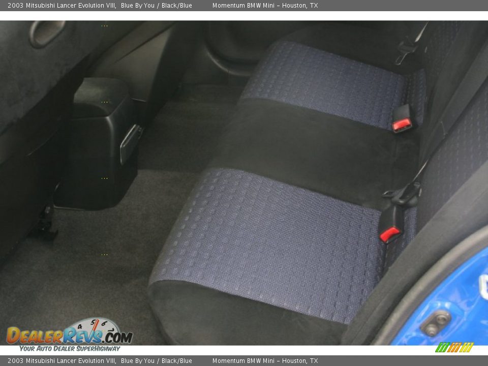 2003 Mitsubishi Lancer Evolution VIII Blue By You / Black/Blue Photo #20
