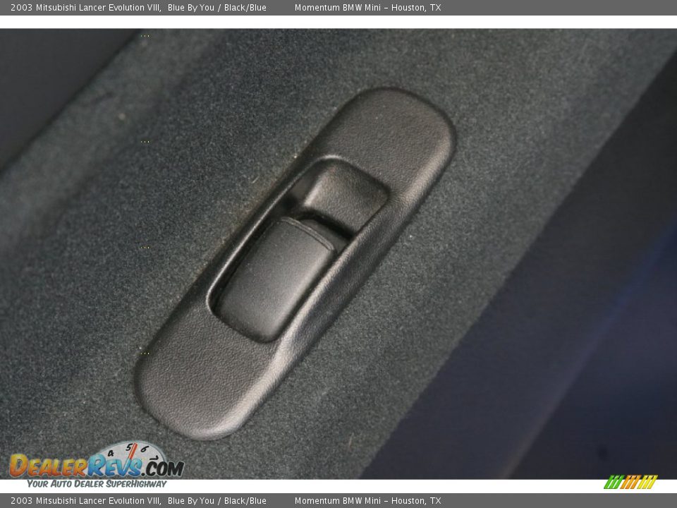 2003 Mitsubishi Lancer Evolution VIII Blue By You / Black/Blue Photo #22