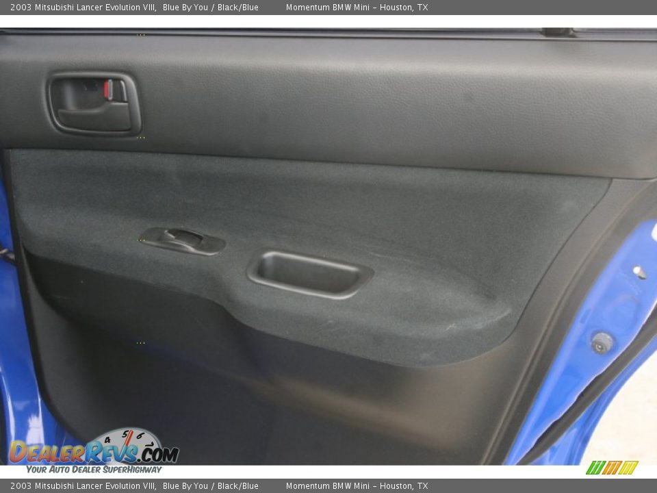 2003 Mitsubishi Lancer Evolution VIII Blue By You / Black/Blue Photo #25