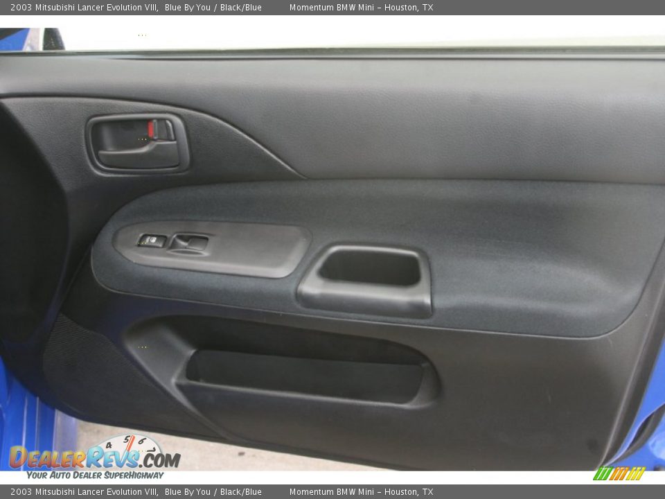 2003 Mitsubishi Lancer Evolution VIII Blue By You / Black/Blue Photo #28