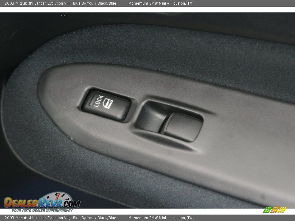 2003 Mitsubishi Lancer Evolution VIII Blue By You / Black/Blue Photo #29
