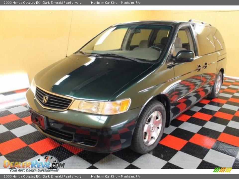 2000 Honda Odyssey EX Dark Emerald Pearl / Ivory Photo #2