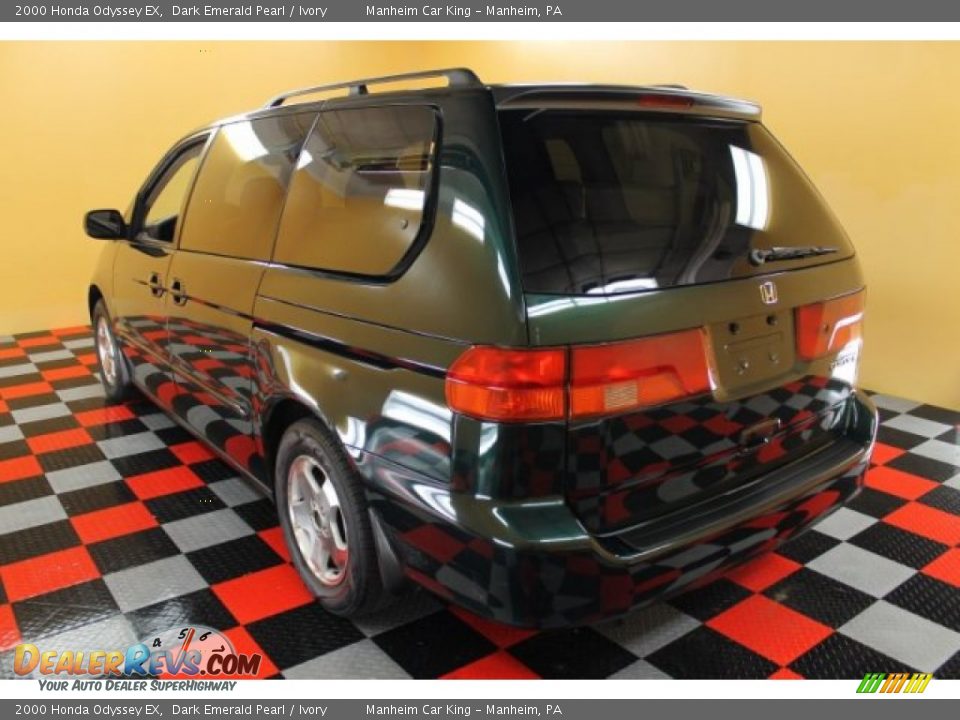 2000 Honda Odyssey EX Dark Emerald Pearl / Ivory Photo #3