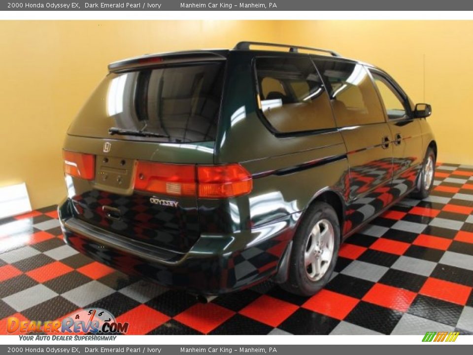 2000 Honda Odyssey EX Dark Emerald Pearl / Ivory Photo #4
