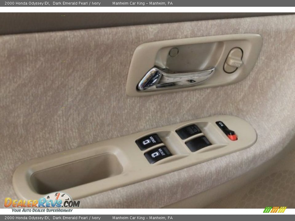 2000 Honda Odyssey EX Dark Emerald Pearl / Ivory Photo #9