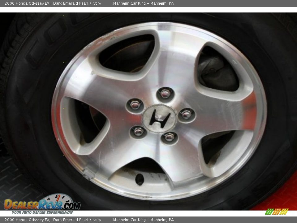 2000 Honda Odyssey EX Dark Emerald Pearl / Ivory Photo #16