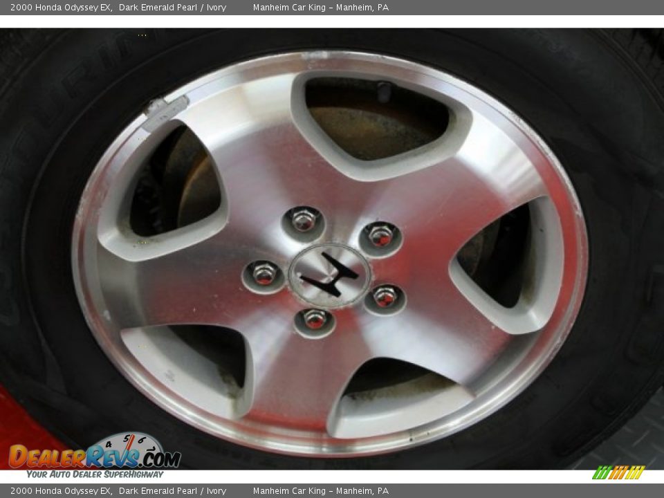 2000 Honda Odyssey EX Dark Emerald Pearl / Ivory Photo #17