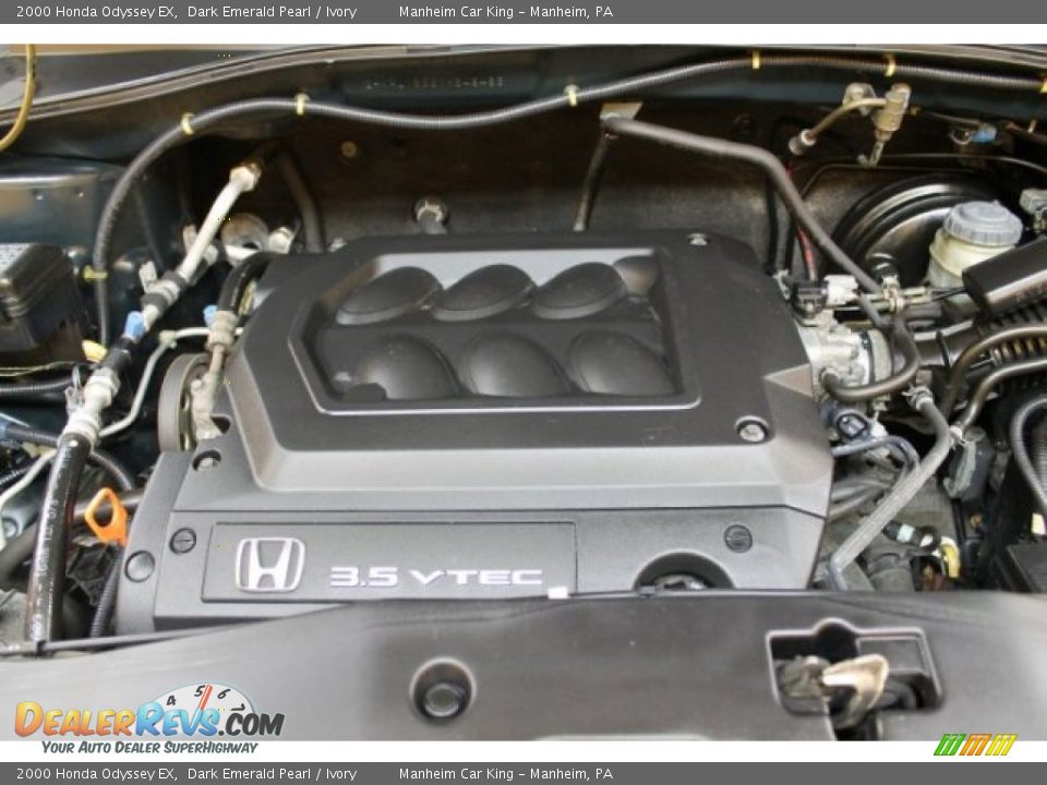 2000 Honda Odyssey EX Dark Emerald Pearl / Ivory Photo #20