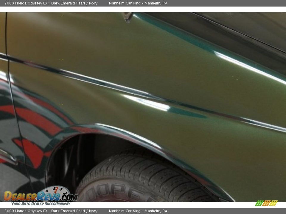 2000 Honda Odyssey EX Dark Emerald Pearl / Ivory Photo #23