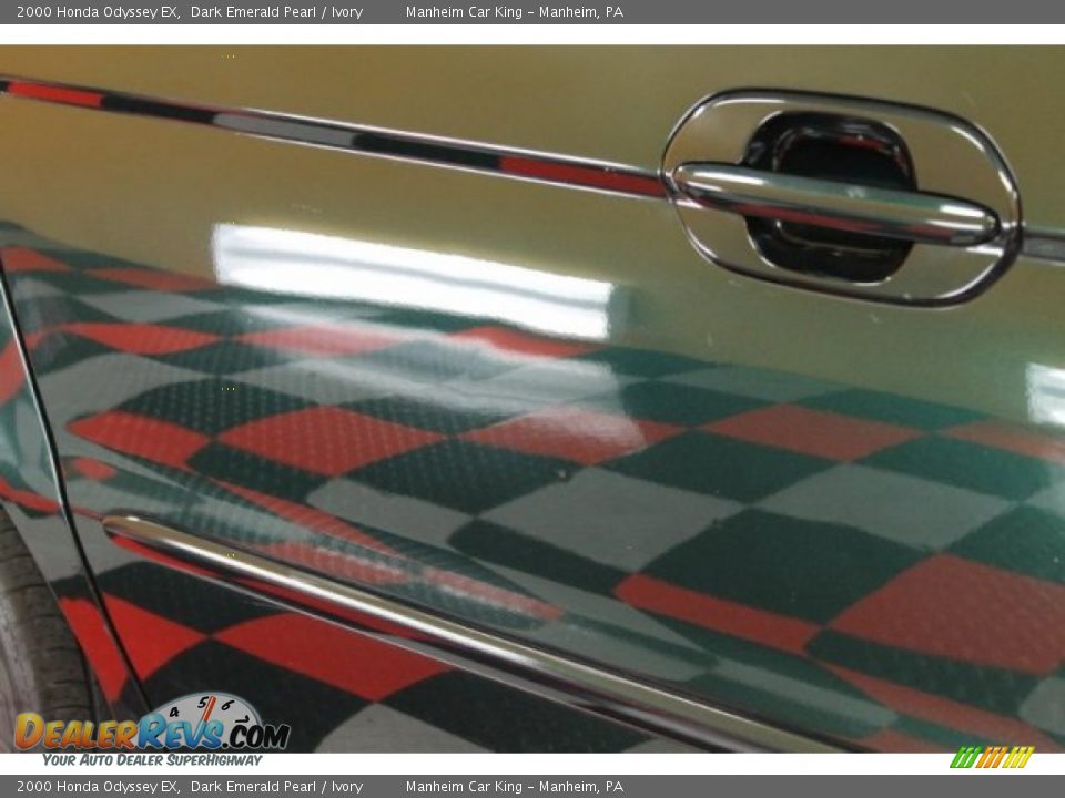 2000 Honda Odyssey EX Dark Emerald Pearl / Ivory Photo #25