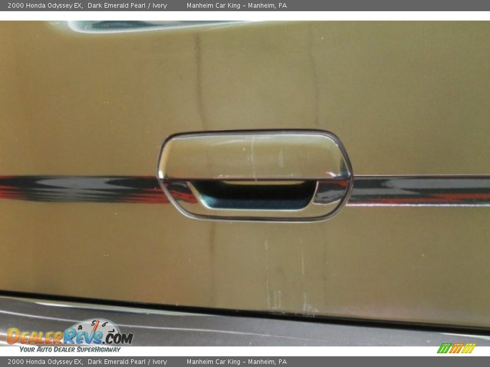 2000 Honda Odyssey EX Dark Emerald Pearl / Ivory Photo #28
