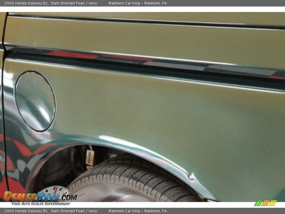 2000 Honda Odyssey EX Dark Emerald Pearl / Ivory Photo #29