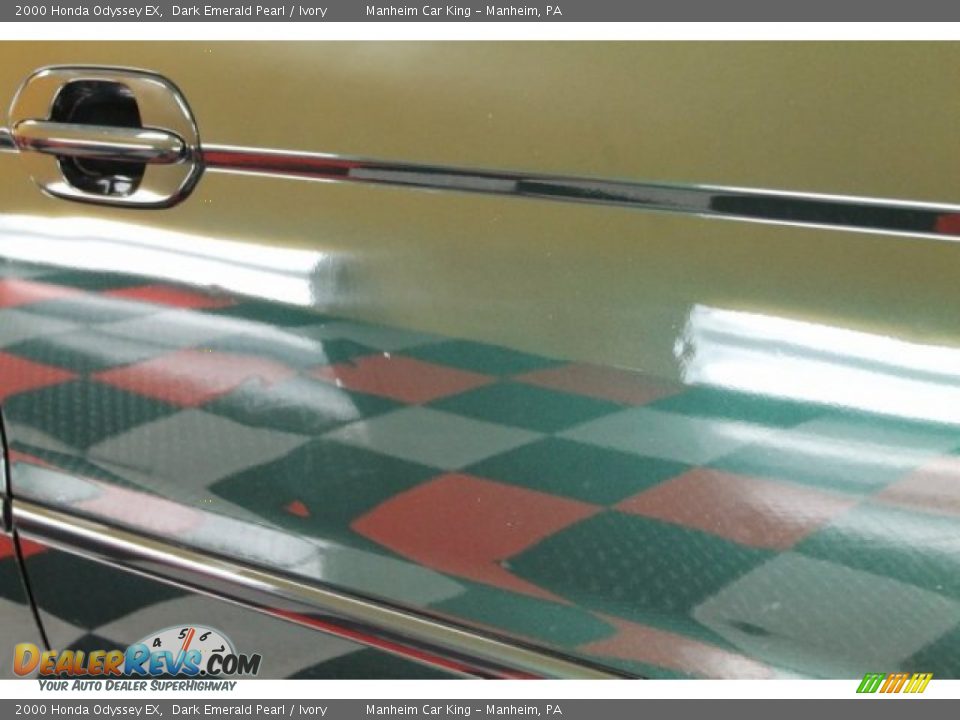 2000 Honda Odyssey EX Dark Emerald Pearl / Ivory Photo #30