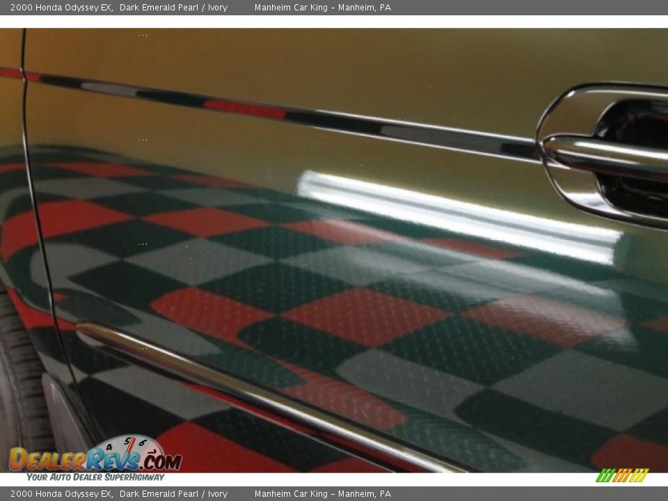2000 Honda Odyssey EX Dark Emerald Pearl / Ivory Photo #31