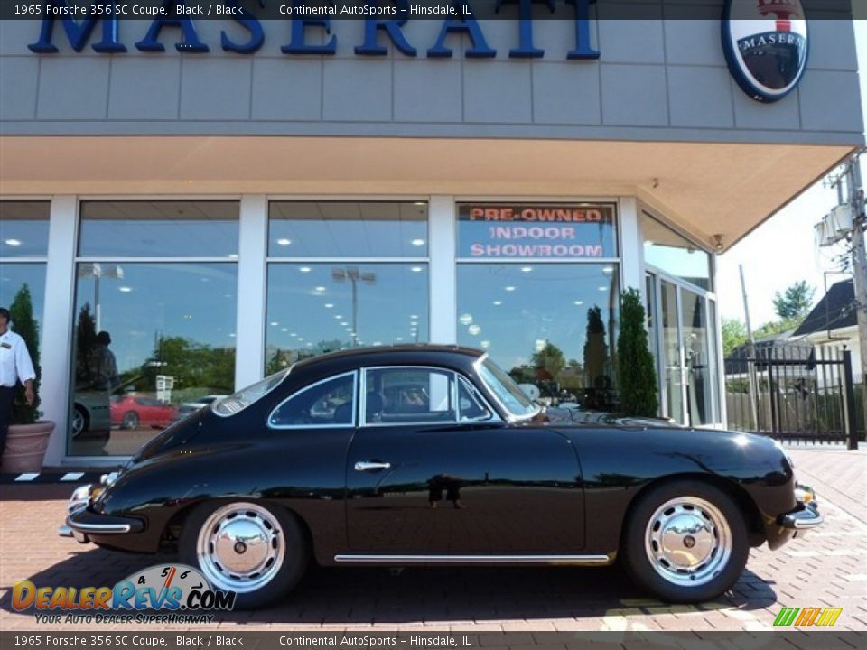 Black 1965 Porsche 356 SC Coupe Photo #1