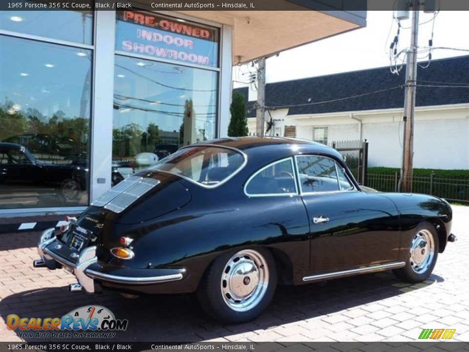 Black 1965 Porsche 356 SC Coupe Photo #2