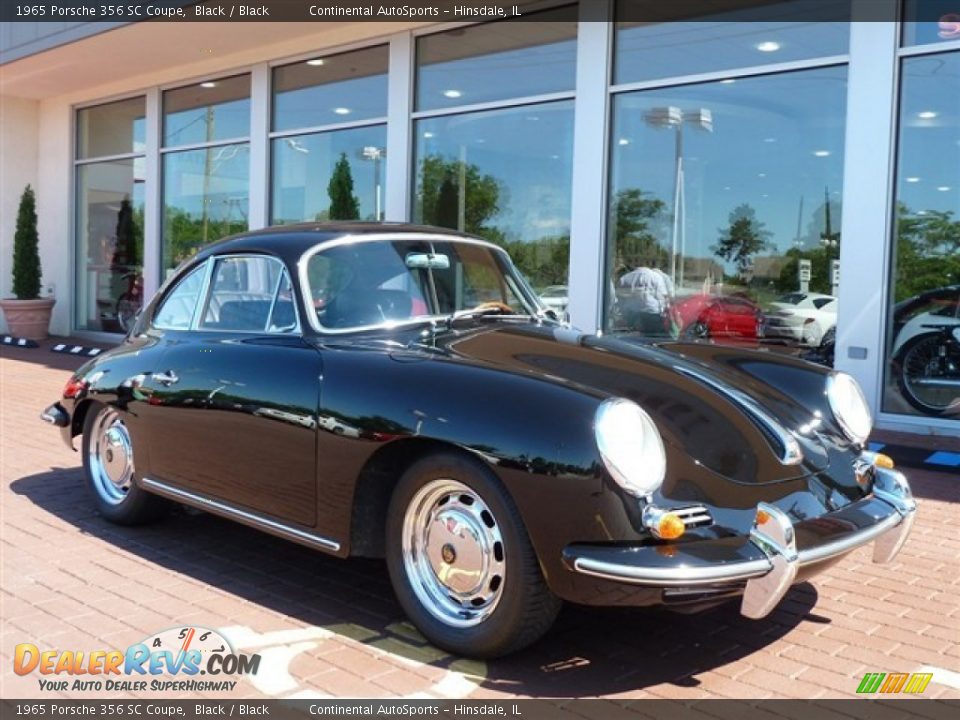 Front 3/4 View of 1965 Porsche 356 SC Coupe Photo #3