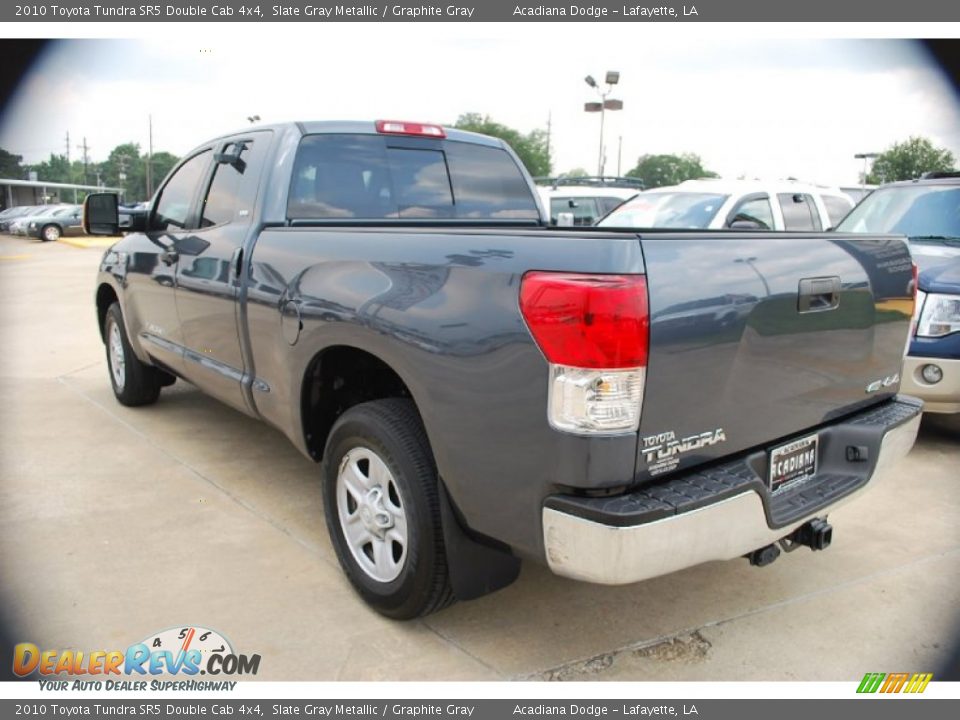 2010 Toyota Tundra SR5 Double Cab 4x4 Slate Gray Metallic / Graphite Gray Photo #3