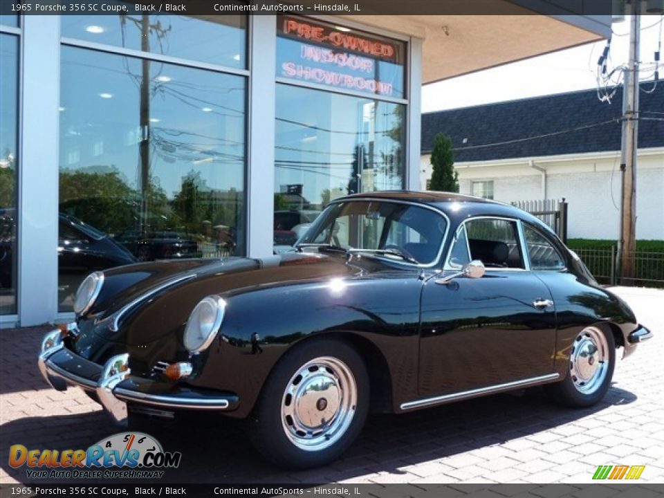 Front 3/4 View of 1965 Porsche 356 SC Coupe Photo #4