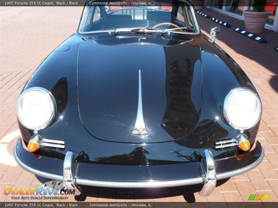 Black 1965 Porsche 356 SC Coupe Photo #11