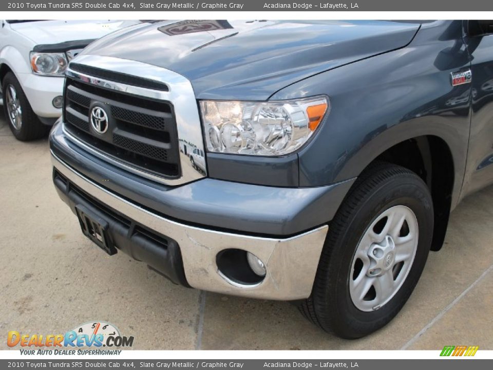 2010 Toyota Tundra SR5 Double Cab 4x4 Slate Gray Metallic / Graphite Gray Photo #13