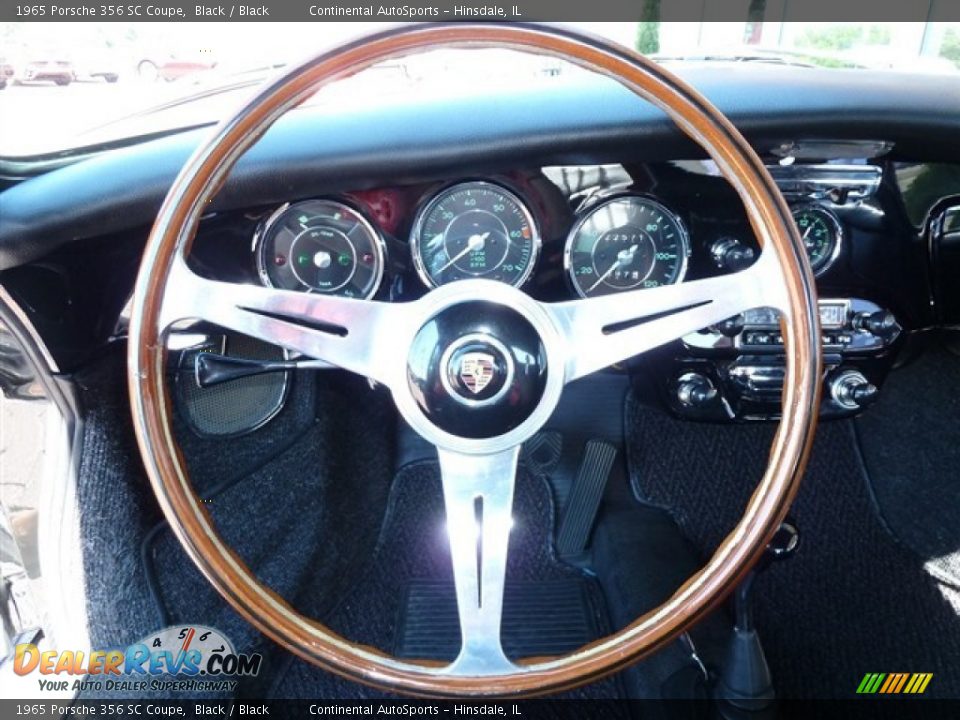 1965 Porsche 356 SC Coupe Steering Wheel Photo #18