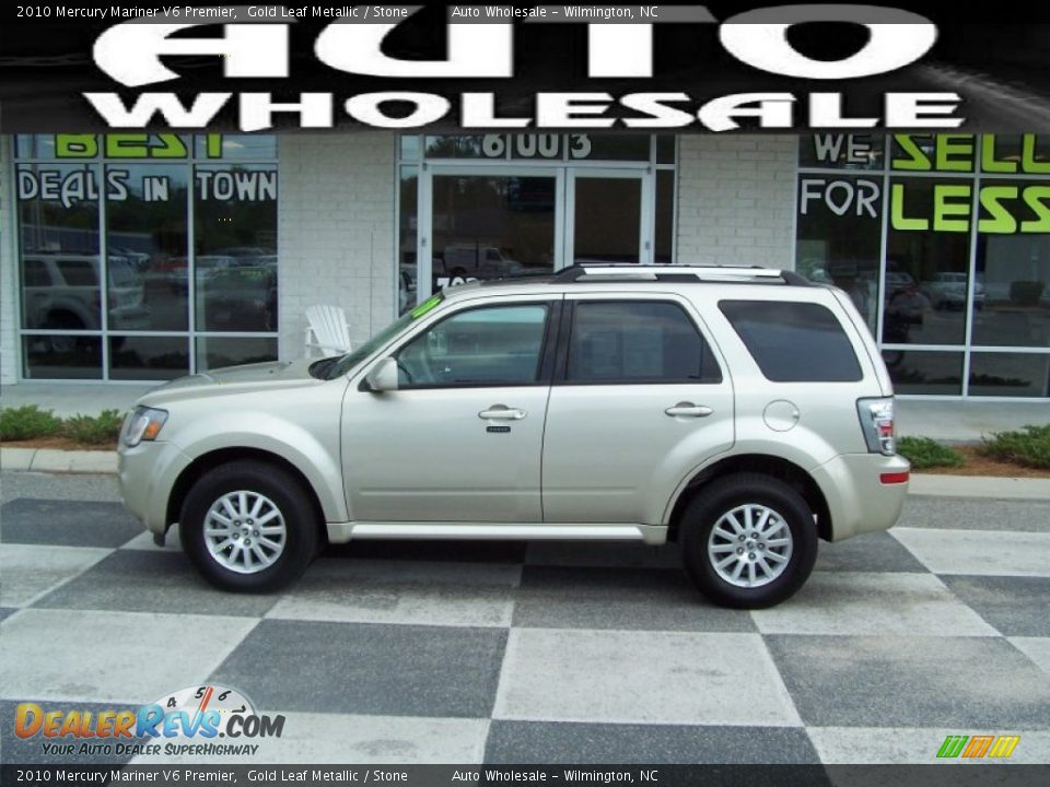2010 Mercury Mariner V6 Premier Gold Leaf Metallic / Stone Photo #1
