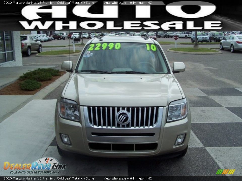 2010 Mercury Mariner V6 Premier Gold Leaf Metallic / Stone Photo #2