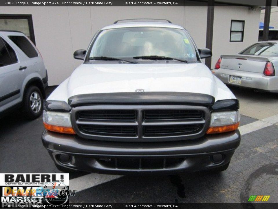 2002 Dodge Durango Sport 4x4 Bright White / Dark Slate Gray Photo #2