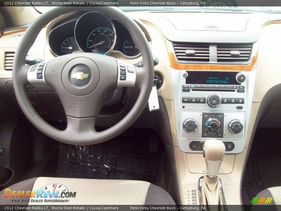 Dashboard of 2012 Chevrolet Malibu LT Photo #7