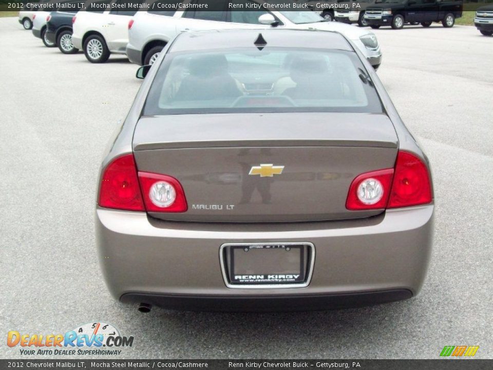 2012 Chevrolet Malibu LT Mocha Steel Metallic / Cocoa/Cashmere Photo #16
