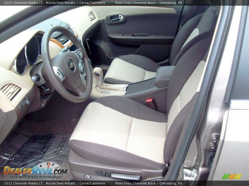 Cocoa/Cashmere Interior - 2012 Chevrolet Malibu LT Photo #18