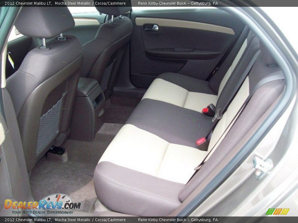 Cocoa/Cashmere Interior - 2012 Chevrolet Malibu LT Photo #19