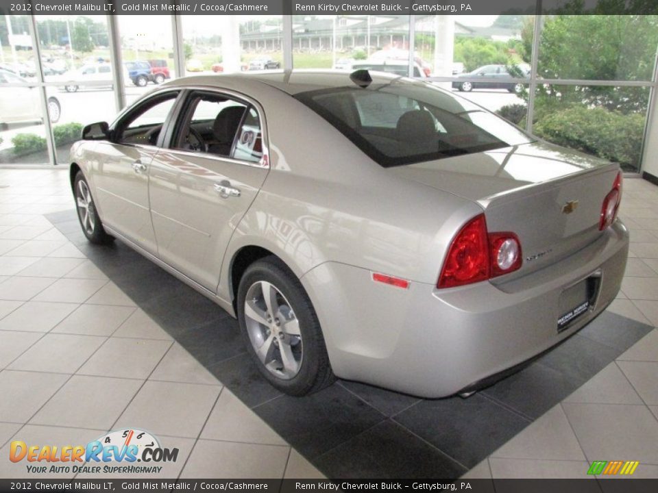 Gold Mist Metallic 2012 Chevrolet Malibu LT Photo #2