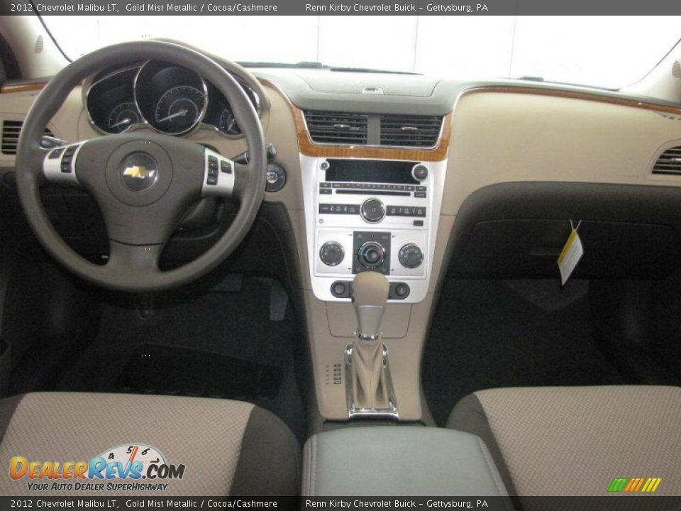2012 Chevrolet Malibu LT Gold Mist Metallic / Cocoa/Cashmere Photo #7