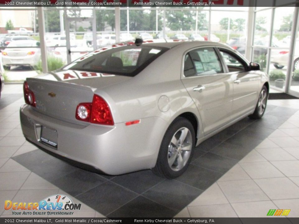 2012 Chevrolet Malibu LT Gold Mist Metallic / Cocoa/Cashmere Photo #11