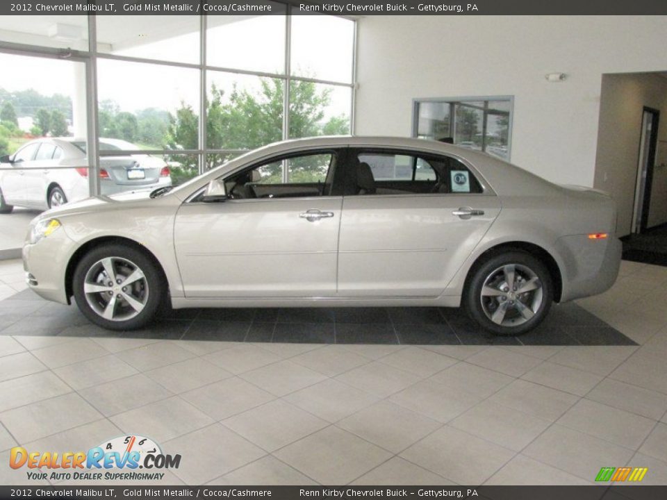 2012 Chevrolet Malibu LT Gold Mist Metallic / Cocoa/Cashmere Photo #12