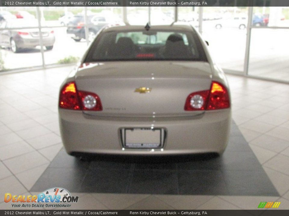 2012 Chevrolet Malibu LT Gold Mist Metallic / Cocoa/Cashmere Photo #16