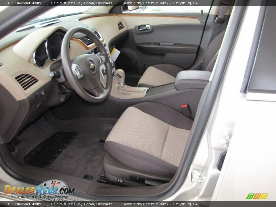 2012 Chevrolet Malibu LT Gold Mist Metallic / Cocoa/Cashmere Photo #18