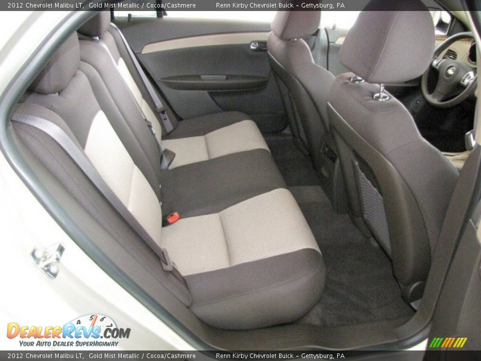 2012 Chevrolet Malibu LT Gold Mist Metallic / Cocoa/Cashmere Photo #20
