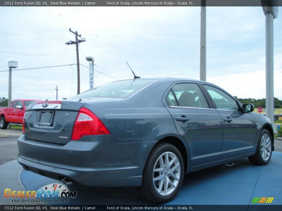 Steel Blue Metallic 2012 Ford Fusion SEL V6 Photo #3