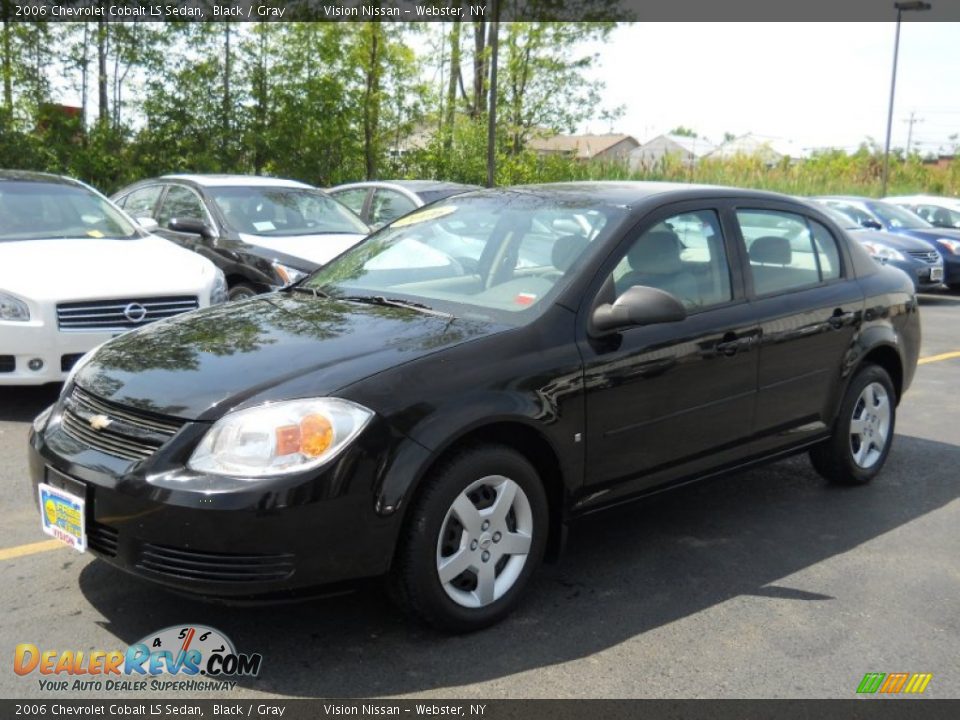 2006 Chevrolet Cobalt LS Sedan Black / Gray Photo #1