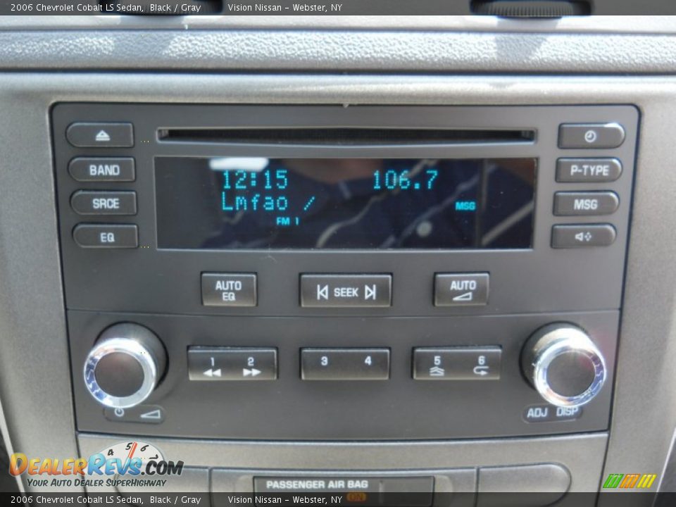 2006 Chevrolet Cobalt LS Sedan Black / Gray Photo #5