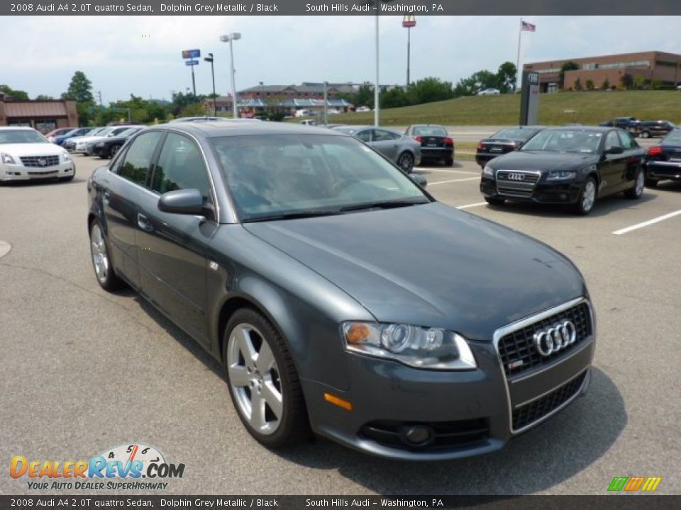 Front 3/4 View of 2008 Audi A4 2.0T quattro Sedan Photo #7