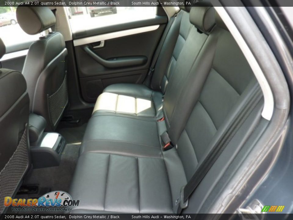 Black Interior - 2008 Audi A4 2.0T quattro Sedan Photo #11